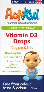1x Multi-Vitamin Drops 25ML, 2x Vitamin D3 Drops 30ML