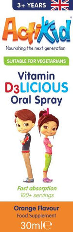 ActiKid Vitamin D3LICIOUS Oral Spray 30ML