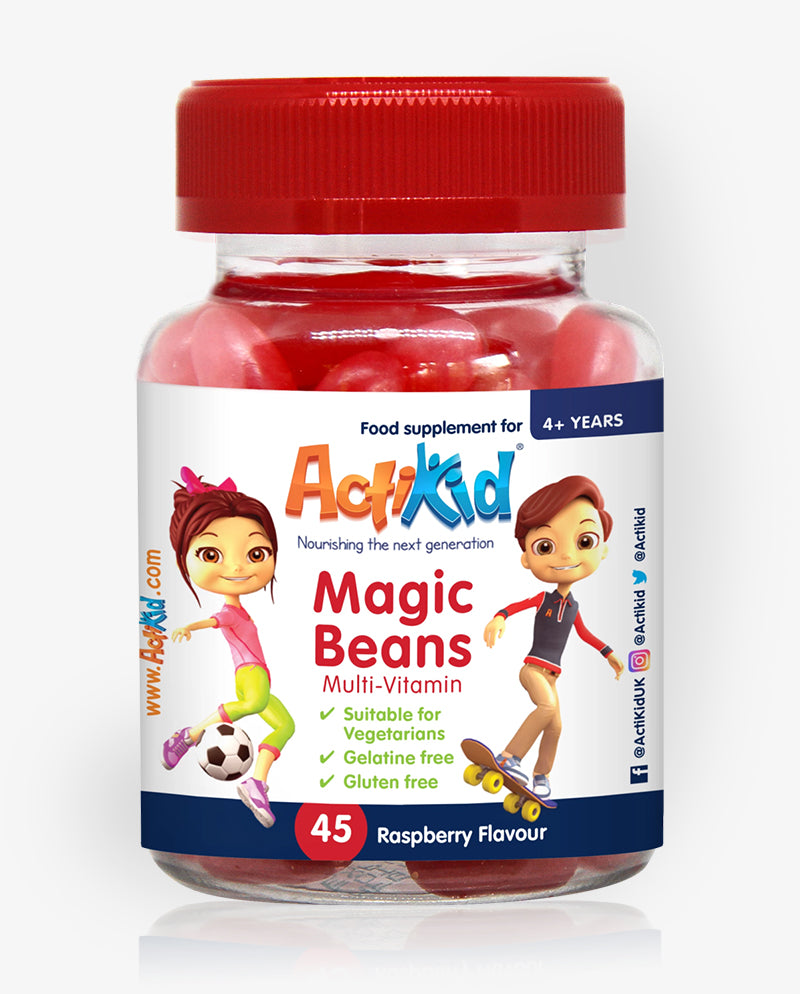 ActiKid® Magic Beans Multi-Vitamin Raspberry 45