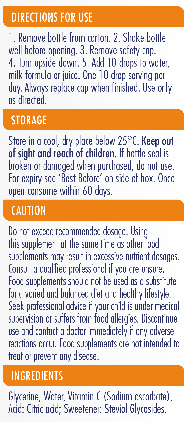 ActiKid® Vitamin C Drops 15ML ActiKid