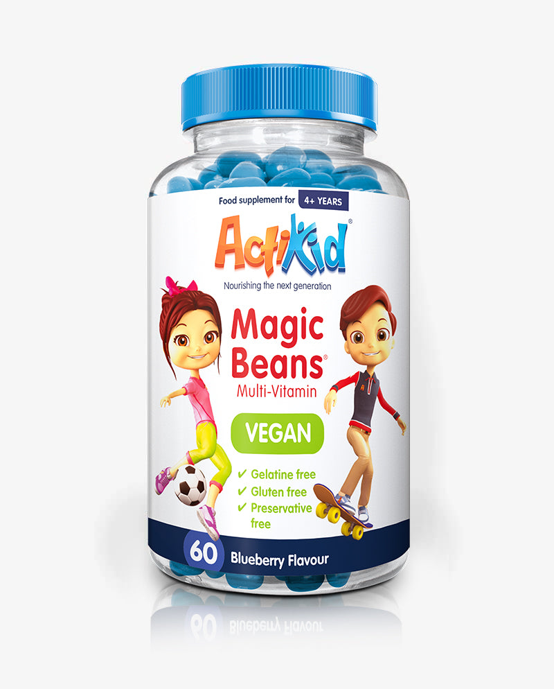 ActiKid® Magic Beans Multi-Vitamin Vegan Blueberry 60
